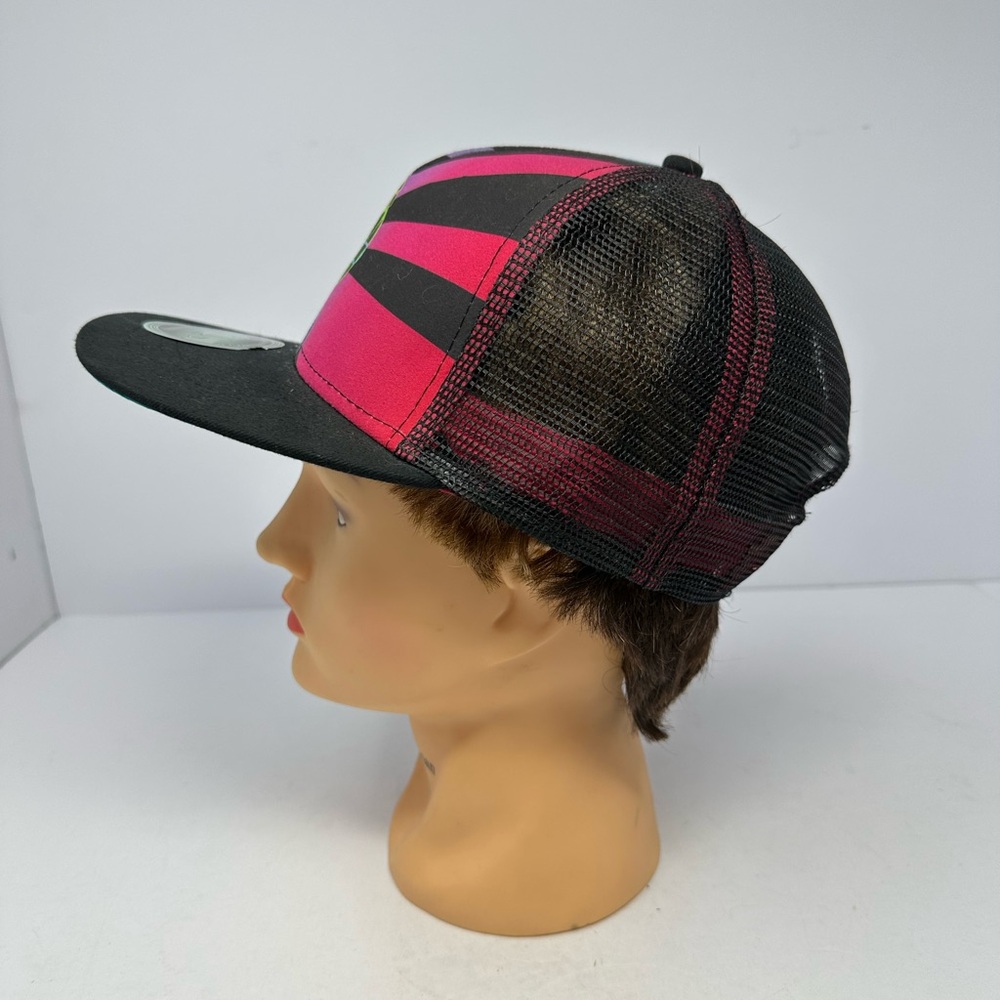 NEW Domo DJ Neon Mesh Adjustable SnapBack Hat RARE L1 - Picture 2 of 7